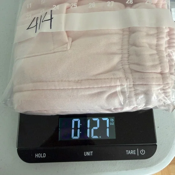 Pink Wide Leg Sweatpants Drawstring Joggers Fleece Medium Loungewear Baggy - Picture 10 of 10